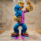 Popeye violet et bleu / 1,3 mètre