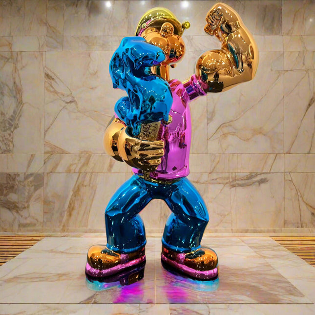 ChandelierDecor - Popoye The Sailor Man Fiber Glass Statue 5ft