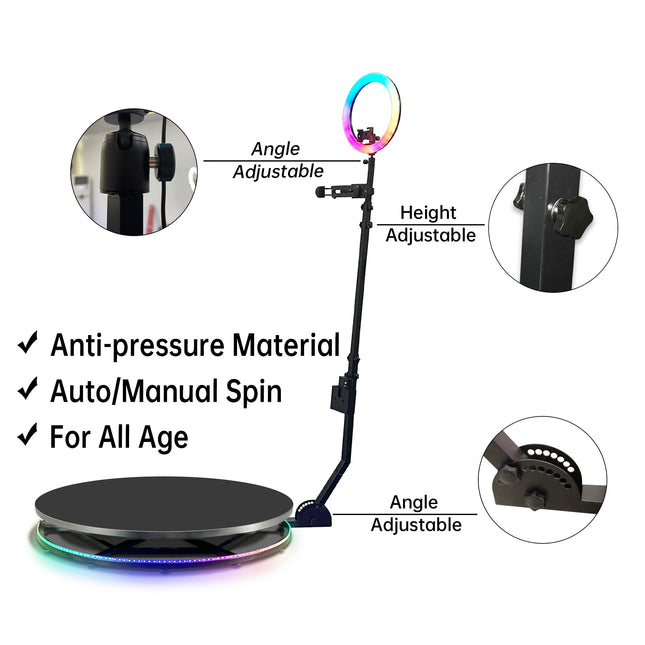 ChandelierDecor - Portable 360 Photo Booth Automatic For Video Events