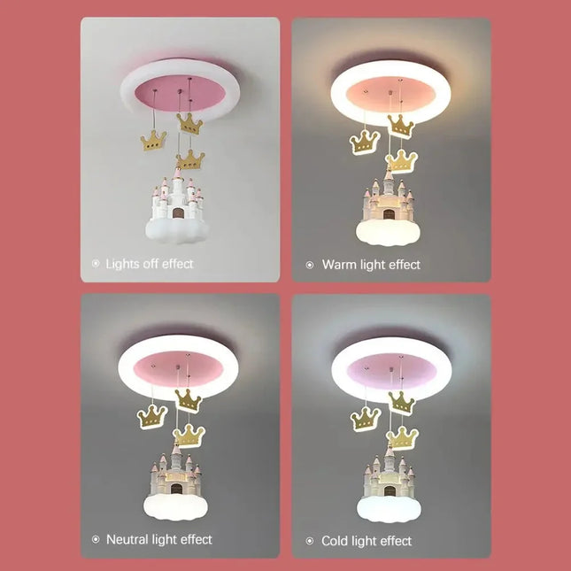 ChandelierDecor - Princess Castle Crown Ceiling Light