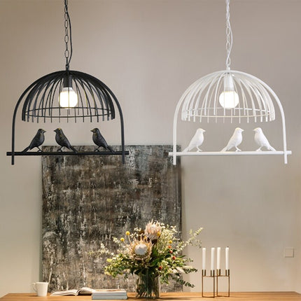 ChandelierDecor - Resin Iron Bird Cage Chandelier