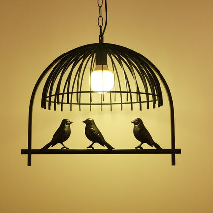 ChandelierDecor - Resin Iron Bird Cage Chandelier