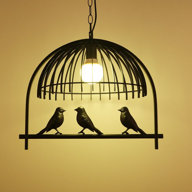 ChandelierDecor - Resin Iron Bird Cage Chandelier
