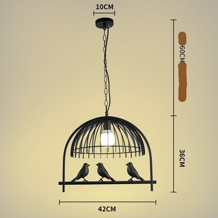 ChandelierDecor - Resin Iron Bird Cage Chandelier