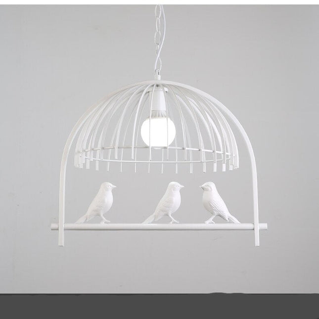 ChandelierDecor - Resin Iron Bird Cage Chandelier