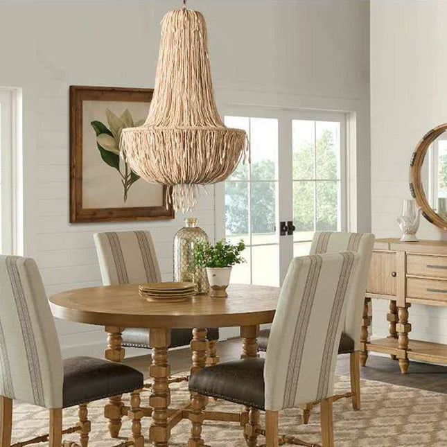 ChandelierDecor - Retro Bamboo Jellyfish Chandelier - Unique Lighting Fixture