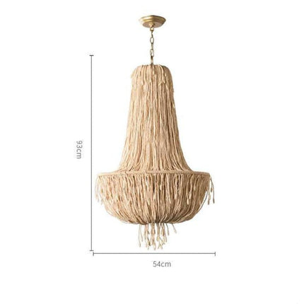 ChandelierDecor - Retro Bamboo Jellyfish Chandelier - Unique Lighting Fixture