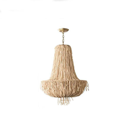 ChandelierDecor - Retro Bamboo Jellyfish Chandelier - Unique Lighting Fixture