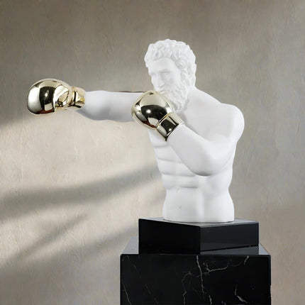 ChandelierDecor - Retro Boxing Sculpture Statue Sculpture Home Decor