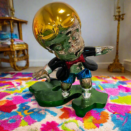 ChandelierDecor - Richie Rich Skating Money Sculpture Statue