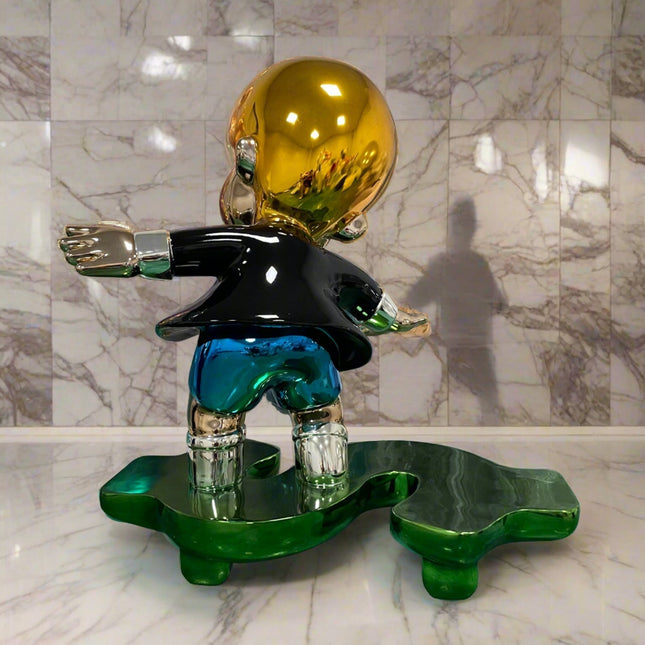 ChandelierDecor - Richie Rich Skating Money Sculpture Statue