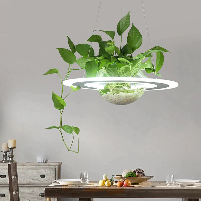 ChandelierDecor - Ring Plant Pendant Lustre Planet Light