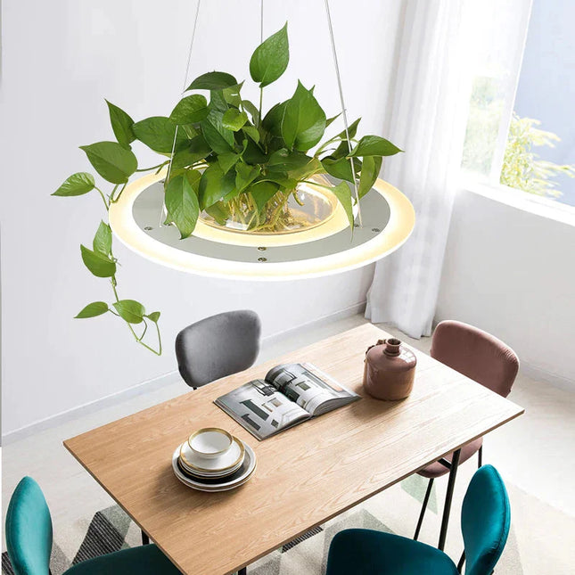 ChandelierDecor - Ring Plant Pendant Lustre Planet Light