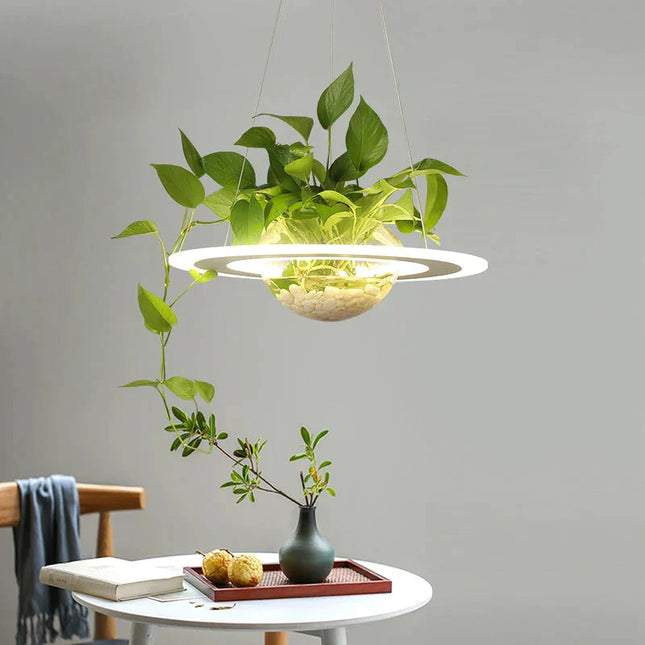 ChandelierDecor - Ring Plant Pendant Lustre Planet Light
