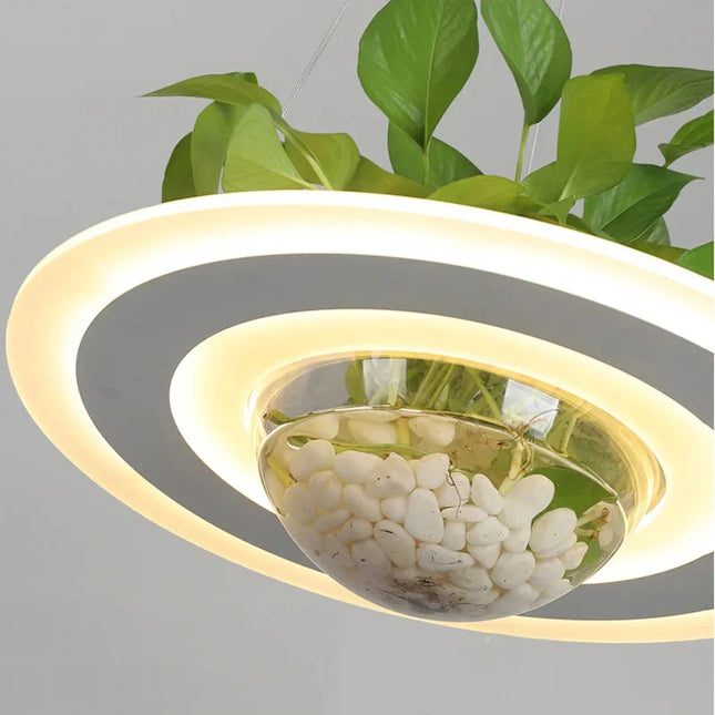 ChandelierDecor - Ring Plant Pendant Lustre Planet Light