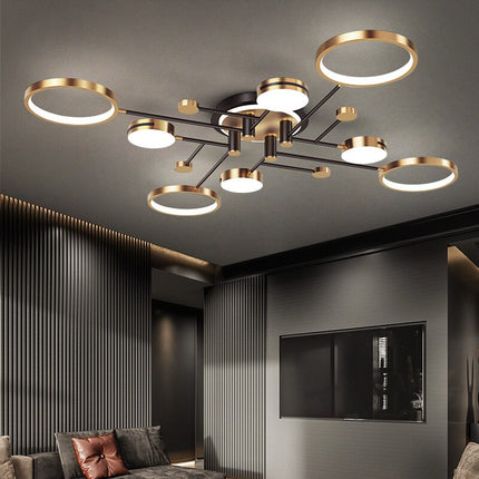 ChandelierDecor - Rings Chandelier: Illuminate Your Space with Style