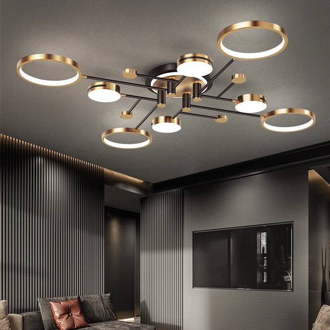 ChandelierDecor - Rings Chandelier: Illuminate Your Space with Style