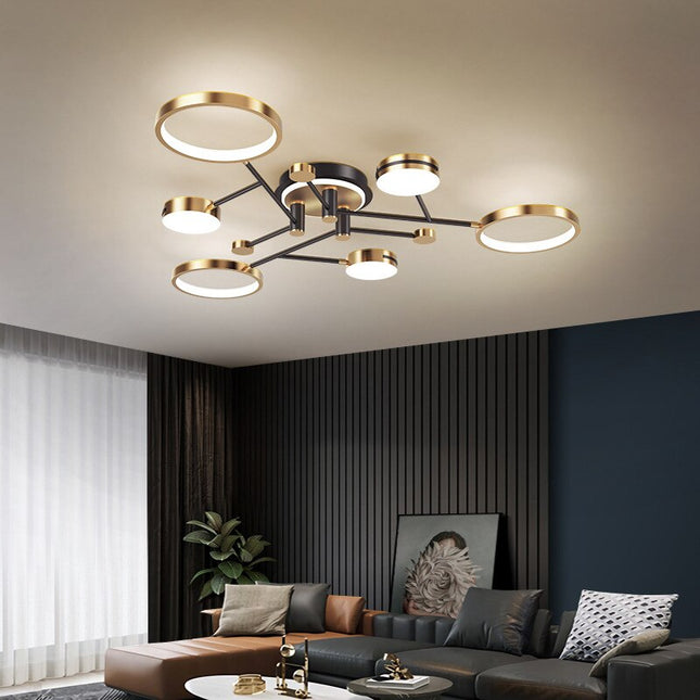 ChandelierDecor - Rings Chandelier: Illuminate Your Space with Style