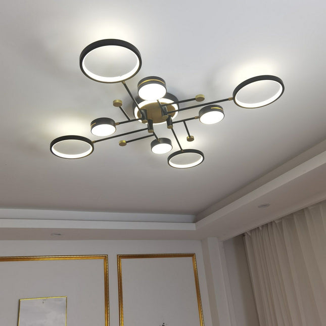 ChandelierDecor - Rings Chandelier: Illuminate Your Space with Style