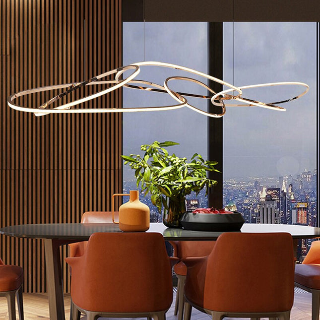 ChandelierDecor - Rings LED Chandelier: Stunning Lighting Fixture