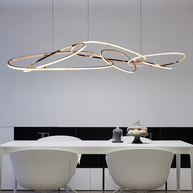 ChandelierDecor - Rings LED Chandelier: Stunning Lighting Fixture