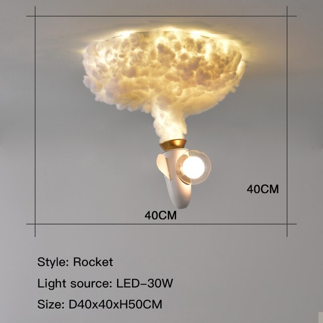 ChandelierDecor - Rocket Light: Illuminate Your Kids Room with Magic