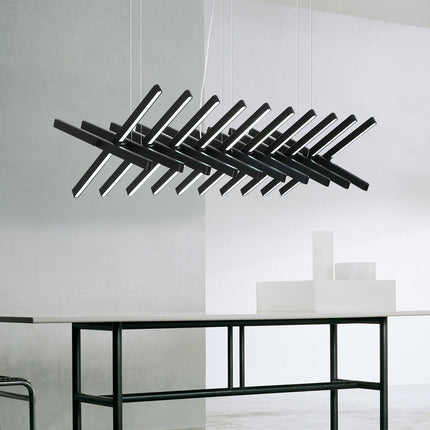 ChandelierDecor - Rotatable Light Bars Chandelier: Illuminate Your Space