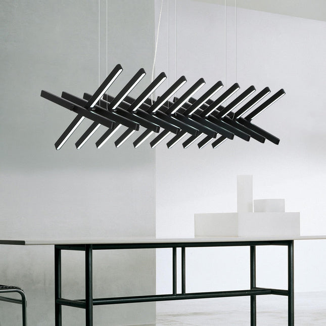 ChandelierDecor - Rotatable Light Bars Chandelier: Illuminate Your Space