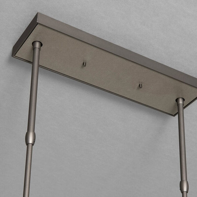 ChandelierDecor - Rust Metal Chandelier: Exquisite Lighting Fixture