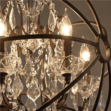 ChandelierDecor - Rustic Orb Chandelier - Rustic and Elegant Lighting