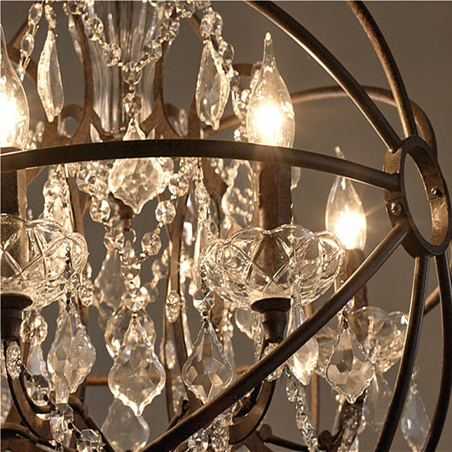 ChandelierDecor - Rustic Orb Chandelier - Rustic and Elegant Lighting