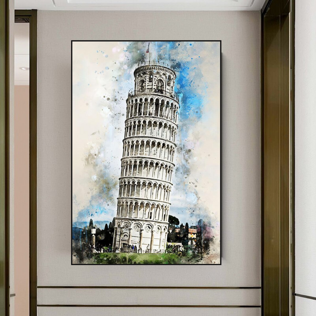 ChandelierDecor - Scenery City Landscape Canvas Wall Art