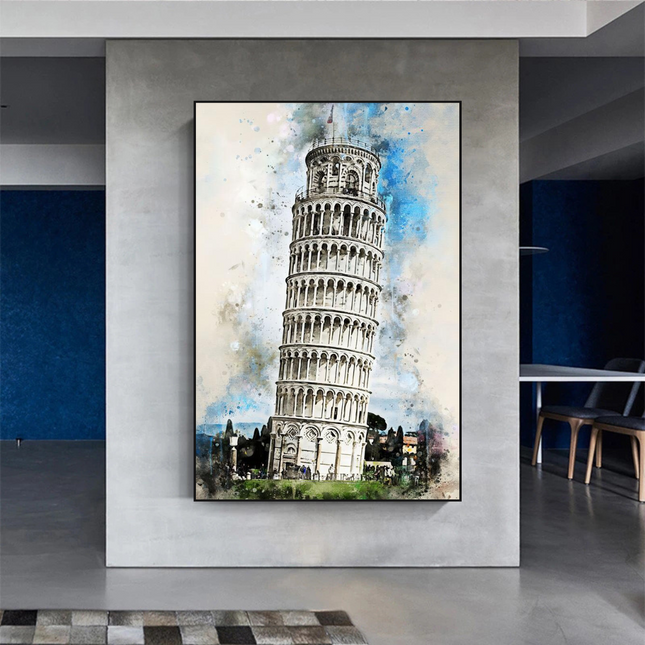 ChandelierDecor - Scenery City Landscape Canvas Wall Art