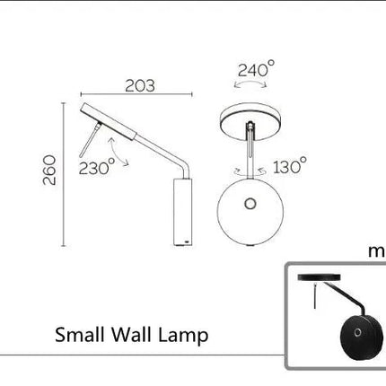 ChandelierDecor - Sconce Swing Arm Wall Lamp