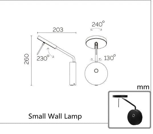ChandelierDecor - Sconce Swing Arm Wall Lamp