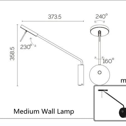 ChandelierDecor - Sconce Swing Arm Wall Lamp