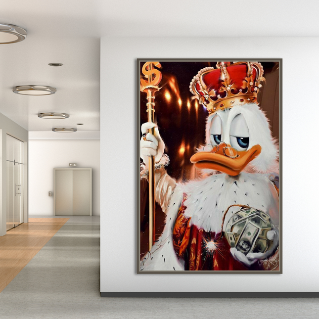ChandelierDecor - Scrooge McDuck Money Maker Millionaire Canvas Wall Art