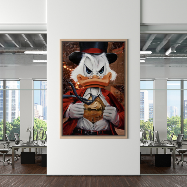ChandelierDecor - Scrooge McDuck Money Maker Millionaire Canvas Wall Art