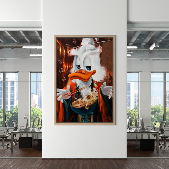 ChandelierDecor - Scrooge McDuck Money Maker Millionaire Canvas Wall Art
