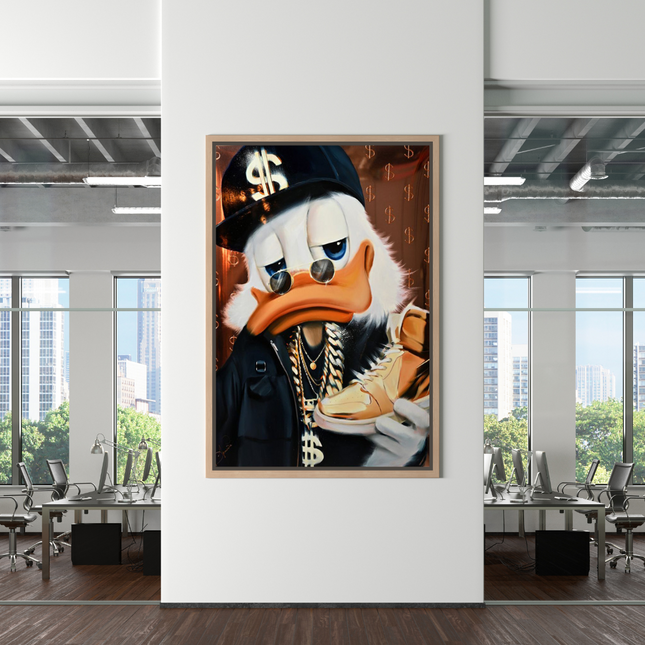 ChandelierDecor - Scrooge McDuck Money Maker Millionaire Canvas Wall Art