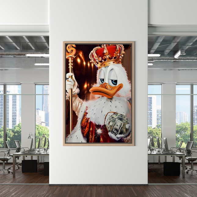 ChandelierDecor - Scrooge McDuck Money Maker Millionaire Canvas Wall Art