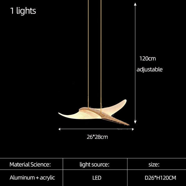 ChandelierDecor - Seagull Hanging Light Staircase Chandelier – LED Lighting