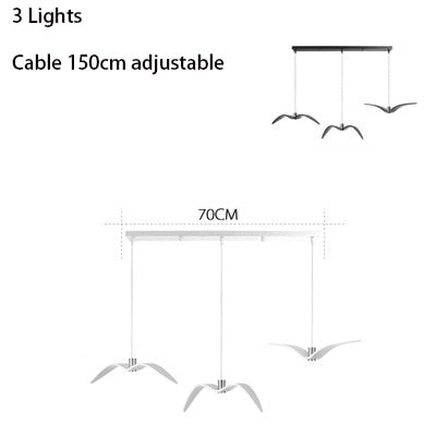 ChandelierDecor - Seagulls Pendant Light: Unique Lighting Fixture