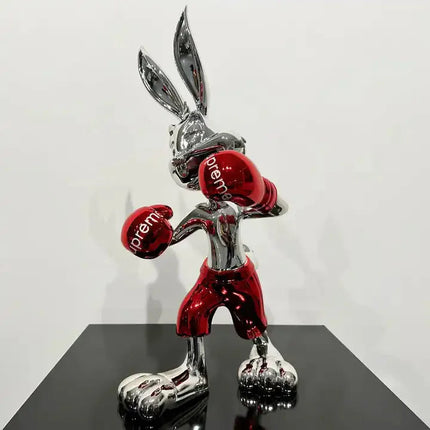 ChandelierDecor - Silver Electroplated Bugs Bunny Statue