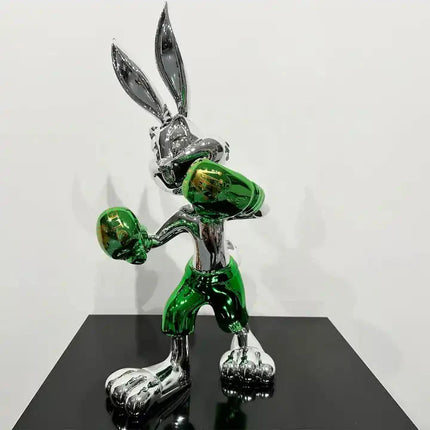 ChandelierDecor - Silver Electroplated Bugs Bunny Statue
