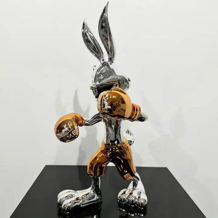 ChandelierDecor - Silver Electroplated Bugs Bunny Statue