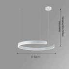Anneau simple - 40 cm / Blanc / Lumière neutre - 4000K