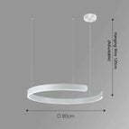 Anneau simple - 80 cm / Blanc / Lumière neutre - 4000K