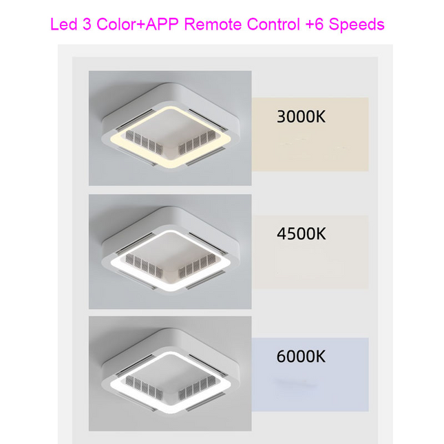 ChandelierDecor - Smart Ceiling Fan with LED Light: Efficient and Modern
