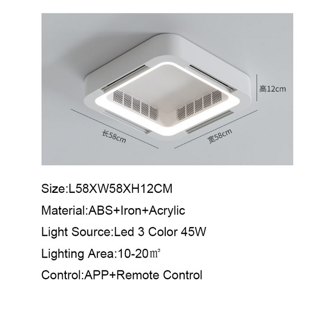 ChandelierDecor - Smart Ceiling Fan with LED Light: Efficient and Modern